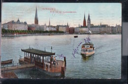 Hamburg - Blick Von Der Lombardsbrücke - Altona