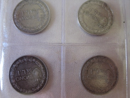 4 Coins Buono 1 Lira 1922 - 1928 - 1900-1946 : Victor Emmanuel III & Umberto II