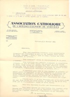 VERVIERS - Lettre à Entête Et Copie Du Reglement Provisoire De La Caisse Décès " VERVIA" (xh) - 1900 – 1949