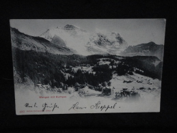 Tirage D' Avant 1903. Suisse. Wengen Mit Kurhaus. Le Village. - Wengen
