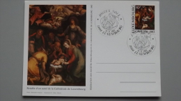 Luxemburg 1088 Yt 1038 Maximumkarte MK/MC, SST Weihnachten 19.12.1983, Caritas 1983, Weihnachten - Maximum Cards