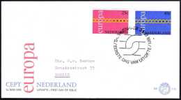 Pays-Bas 1971. Y&T 932/3  Europa 1971 Sur FDC - 1971