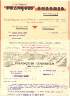 Ets François ONSSELS - Micheroux - Lot De 2 Lettres à Entête + Dépliant Avec  4 Photos (xh) - 1900 – 1949