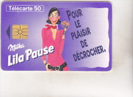 France Old Used Phonecard - MILKA LILA PAUSE 50 U 02/96 - 1996