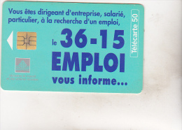 France Old Used Phonecard - LE 36-15 EMPLOI 50 U 05/96 - 1996