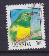 Uganda 1992 Mi. 1148    300 Sh Bird Vogel Oiseau Gelbkehlkuckuck - Uganda (1962-...)