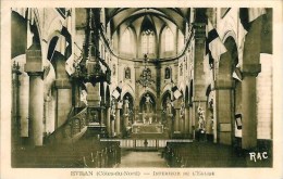 22 EVRAN  Intérieur De L'Eglise - Evran