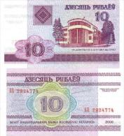 Billet BELARUS  De 10 Rublei  Pick.23. - Belarus