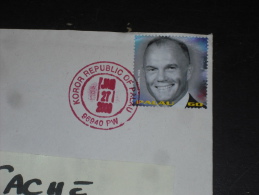 LETTRE PALAU AVEC YT 1203 - ASTRONAUTE JOHN GLENN - ESPACE COSMOS - - Palau