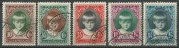 Luxembourg / Princesse Marie-Gabrielle 1929 - No. 214 - 218 Oblitérés + Charnières - Oblitérés