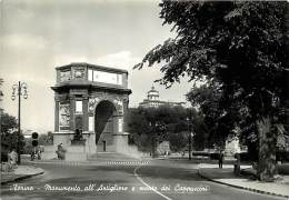 TORINO. IL MONUMENTO ALL'ARTIGLIERE E IL MONTE DEI CAPPUCCINI. CARTOLINA ANNI '60 - Andere Monumenten & Gebouwen