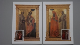 Luxemburg 1178/9 Yt 1128/9 Maximumkarte MK/MC, ESST, Alte Gemälde - Maximum Cards