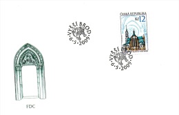 Czech Republic 2009 - Monastery Vyssi Brod,  FDC - Klöster