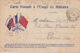 1915 CARTE POSTALE à L'USAGE Du MILITAIRE  SECTEUR 84   /4815 - Oorlog 1914-18