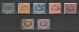 SAN MARINO 1877 CIFRA O STEMMA SERIE CPL. USATA - Used Stamps