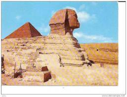 GIZA THE SPHINX AND THE PYRAMID OF CHEOPS,COULEUR REF 6229 - Guiza