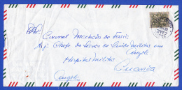 ENVELOPE -- CARIMBO - LISBOA . SANTA MARTA - 8.ABR.65 - Covers & Documents