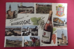 Cp Souvenir De Bourgogne - Bourgogne