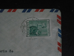 LETTRE FORMOSE FORMOSA TAIWAN AVEC YT 212 - TRAIN LOCOMOTIVE - - Covers & Documents