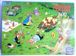 Puzzle 500 Pièces DARGAUD & ROMBALDI 1980 - ACHILLE TALON - LE PIQUE NIQUE COMPLET - Puzzles