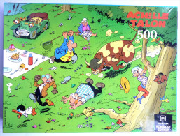 Puzzle 500 Pièces VARIANTE BOITE ROMBALDI EDITEUR 1980 - ACHILLE TALON - LE PIQUE NIQUE COMPLET - Puzzles