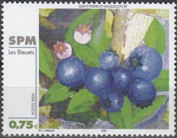 Saint-Pierre & Miquelon 2003 Yvert 794 Neuf ** Cote (2015) 3.00 Euro Les Bleuets De Marie-Laure Drillet - Nuevos