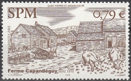 Saint-Pierre & Miquelon 2003 Yvert 792 Neuf ** Cote (2015) 2.40 Euro La Ferme De Capandéguy - Unused Stamps