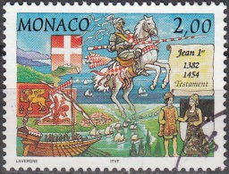 Monaco 1997 Yvert 2092 O Cote (2015) 1.10 Euro Jean I Cachet Rond - Gebruikt