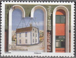 Saint-Pierre & Miquelon 2009 Yvert 958 Neuf ** Cote (2015) 2.20 Euro Bâtiment La Radio - Nuevos