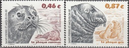 Saint-Pierre & Miquelon 2002 Yvert 774 - 775 Neuf ** Cote (2015) 5.50 Euro Les Phoques - Unused Stamps