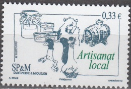 Saint-Pierre & Miquelon 2009 Yvert 947 Neuf ** Cote (2017) 1.30 Euro Artisanat Local - Unused Stamps