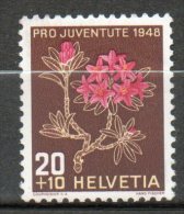 SUISSE  Rhododendron 1948 N°469 - Neufs