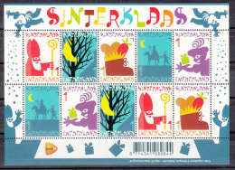 Nederland 2013 Nvph Nr  3108 - 3112 Sinterklaas  Kinderfeest In Nederland, De Postzegels Ruiken Naar Speculaas - Unused Stamps