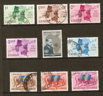 CONGO  République     .1960 / 61.. .L O T - Usados