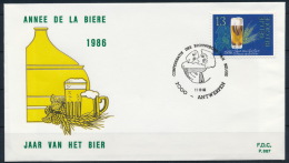 Belgium Belgien FDC Special Postmark Beer Brewery Bier Brauerei °BL0999 - Bières