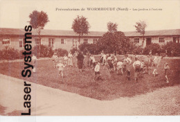 WORMHOUDT - Préventorium - Les Jardins à L'Entrée - Carte Très Animée - Wormhout
