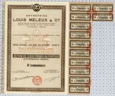 Ent Louis Meleux Et Cie "Faire Vite-bien Faire" - Railway & Tramway