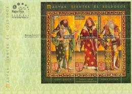 HUNGARY-2013. FDC Souvenir Sheet - Hungarian Saints And Blesseds I./Exclusive Version With Gold Overprint MNH!!! - FDC