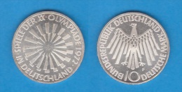 ALEMANIA (Republica Federal) 10 Marcos 1.972 F PLATA/SILVER SC/UNC  KM#130  DL-10.615 - Other & Unclassified