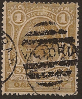 VICTORIA 1884 1d Ochre Stamp Duty SG 265 U UI227 - Used Stamps