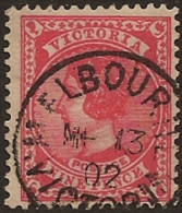 VICTORIA 1901 9d Dull Rose-red QV SG 393a U UI218 - Usados