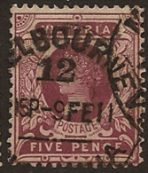 VICTORIA 1905 5d Reddish-brown QV SG 422a U UI222 - Gebruikt