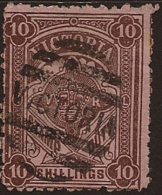 VICTORIA 1884 10/- Stamp Duty P13 SG 228 U* RQ34 - Used Stamps