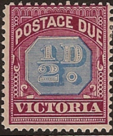 VICTORIA 1890 1/2d Postage Due SG D1a HM TX14 - Nuovi