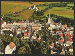 OBERNBERG Am Inn Luftbild Flugaufnahme Detailansicht Marktplatz Pfarrkirche - Ried Im Innkreis