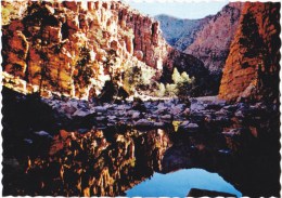 Reflections In Ormiston Gorge, Looking To Giant's Staircase, Northern Territory - Nucolorvue CA 101 Used - Unclassified