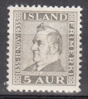 Iceland   Scott No.  196   Mnh    Year  1935 - Used Stamps