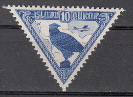 Iceland   Scott No.  C3   Unused Hinged     Year  1930 - Unused Stamps