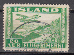 Iceland   Scott No.  C16a   Used    Year  1934 - Used Stamps