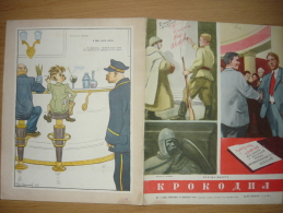 RUSSLAND 10.01.1954 - KROKODIL NR.I, 16 Seite,3scans,Super Zustand +PayPal - Slawische Sprachen